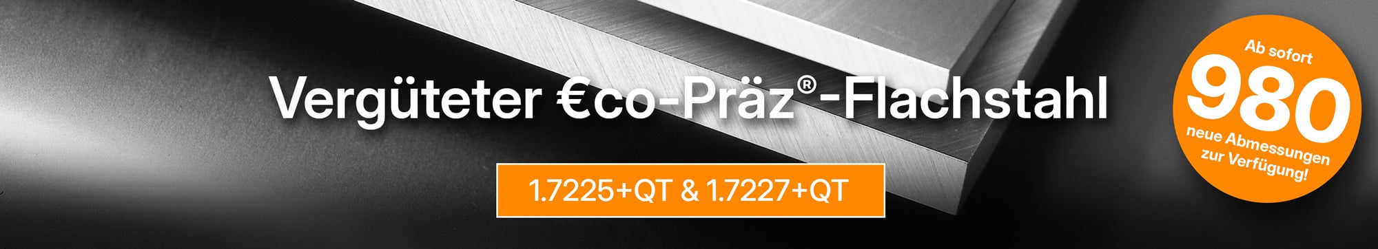 Vergüteter €co-Präz®-Flachstahl