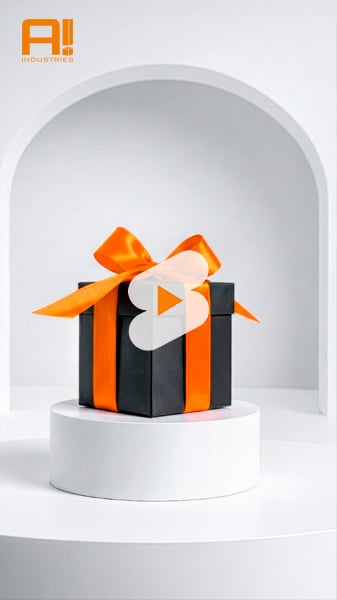 Bild mit einem Geschenkkarton